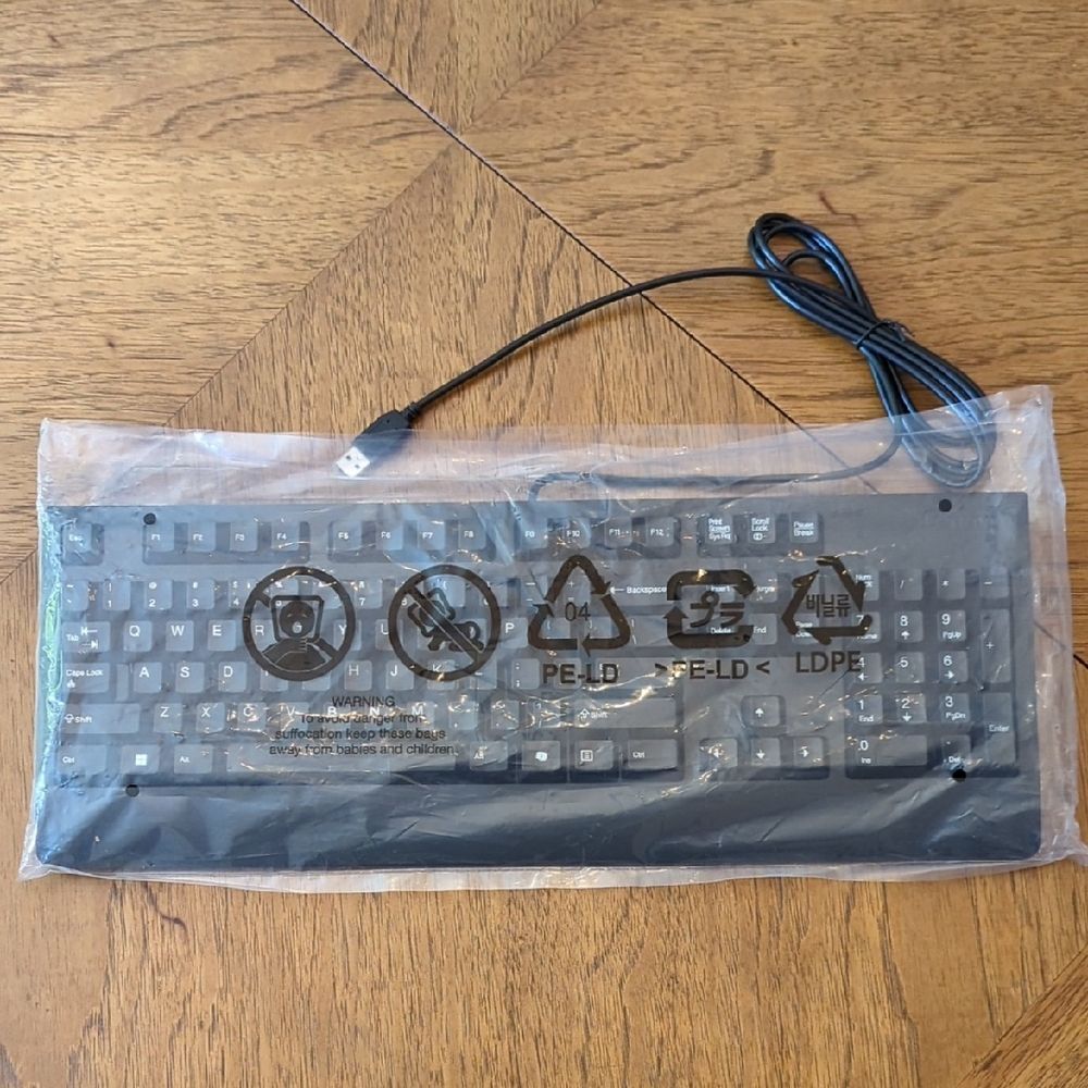 Lenovo Black USB Wired Keyboard